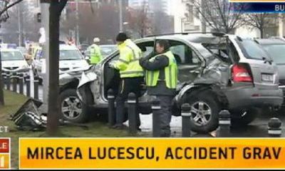 Луческу попал в аварию